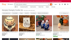 Etsy - Vintage Humpty Dumpty Cookie Jar