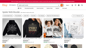 Etsy - Spider Web Hoodie