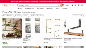 Etsy - French Wire Shelves