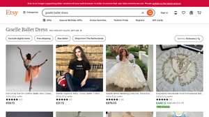 Etsy - Giselle Ballet Dress