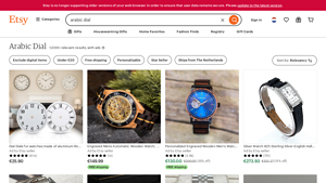 Etsy - Arabic Dial Watches