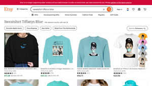 Etsy - Tiffany Blue Sweatshirts