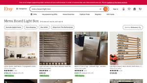 Etsy - Magnetic Menu Display Box