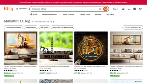 Etsy - Miniature Oil Rigs