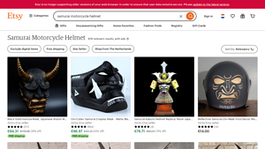 Etsy - Samurai Motorcycle Helmets