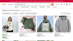 Etsy - Bubble Letters Hoodie