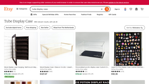 Etsy - Tube Display Case