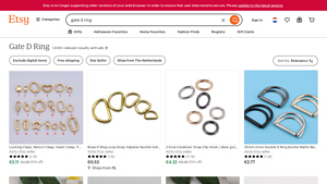 Etsy - Unique Gate D Rings