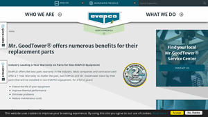 EVAPCO - Replacement Parts with Industry-Leading Warranty