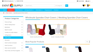 Event Supply - Wholesale Spandex Chair Covers