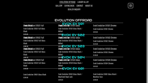 Evok Wheel - EV501 and EV601 Models
