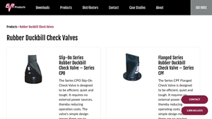 EVR Products - Rubber Duckbill Check Valves