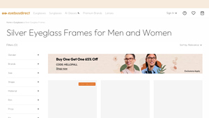 EyeBuyDirect - Silver Eyeglass Frames