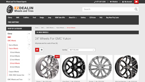 EZ Deal In - 24 Inch Wheels for GMC Yukon