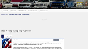 F150Gen14 - Lightweight Slide-In Camper