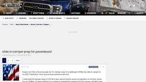 F150 Gen 14 - Lightweight Slide-In Camper