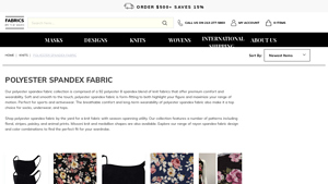 Fabrics Yard - Polyester Spandex Fabric