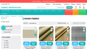 Fabric Warehouse - Khaki Fabric