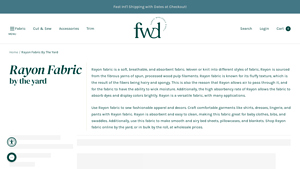 Fabric Wholesale Direct - Rayon Fabric
