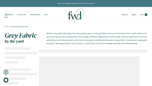 Fabric Wholesale Direct - Grey Fabric by the Yard