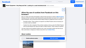 Facebook - Used Mechanical Bull