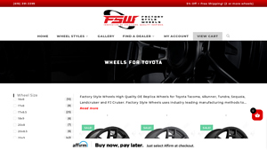 Factory Style Wheels - OE Replica Wheels for Toyota