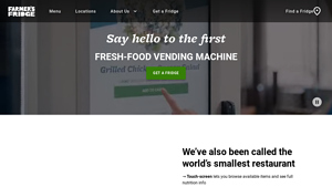 Farmer's Fridge - Fresh Food Vending Machine