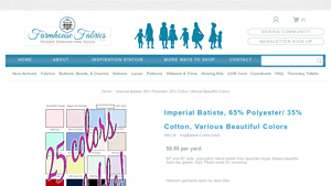 Farmhouse Fabrics - Imperial Batiste