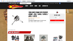 Fast50s - Trail Bikes 51mm 12v Stroker Crank