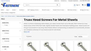 Fastenere - Truss Head Screws