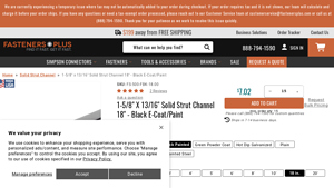 Fasteners Plus - Black E-Coat Carbon Steel Fastener