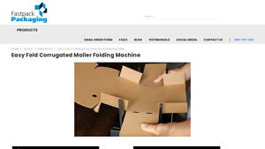 FastPack - Easy Fold Corrugated Mailer Folding Machine