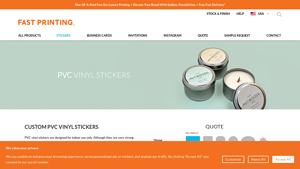 FastPrinting - PVC Vinyl Stickers