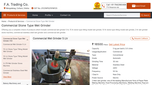 Fat Trading Co - Commercial Wet Grinder 5 Ltr