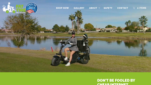 Fat Tire Golf Scooter - Rebel XR 3-Wheel