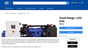 FG Wilson - P55-4 Generator