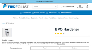 Fibreglast - Benzyol Peroxide Cream Hardeners