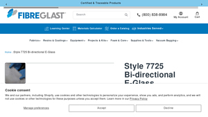 Fibreglast - Twill Weave Fabric
