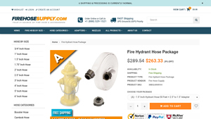 Fire Hose Supply - Fire Hydrant Hose Package