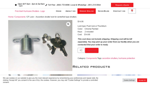 CF Lock - Accordion Shutter Lock