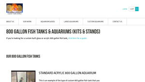 Fish Tank Bank - Custom 800 Gallon Aquariums