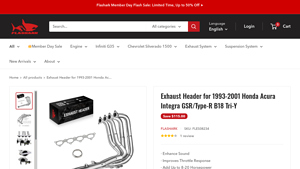 Flashark Racing - B18 Headers for Honda Acura Integra GSR/LS/GS