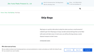 Flexible Bag - Skip Bags for Waste Disposal