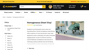 Floor City - Homogeneous Sheet Vinyl