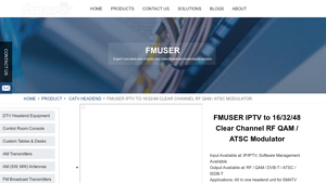 FMUSER - IPTV to QAM/ATSC Modulator