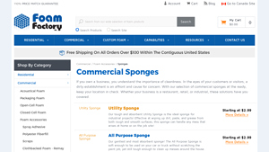 Foam By Mail - Utility and All Purpose Sponges