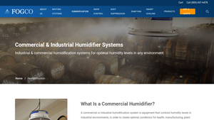 Fogco - Industrial Humidifier Systems