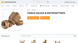 Ford Meter Box - Check Valves & Accessories