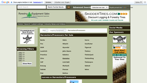 Forestry Equipment - Used Harvesters and Processors