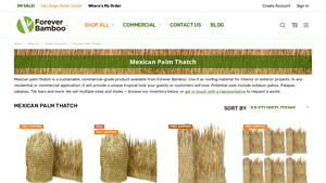 Forever Bamboo - Mexican Palm Thatch